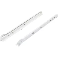 Hettich Rollschubführung 250 mm Stahl pulverbeschichtet Weiß