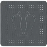 KLEINE WOLKE Foot Duscheinlage Grau
