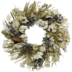Chic Antique Fleur Kranz mit Eukalyptus Lavendel und Beeren, ∅ 34, Breite 7 cm, natur, Eukalyptus und Beeren