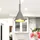 Paco Home CLOUCH 1-flg. E27 21,5 cm rund grau/schwarz Beton