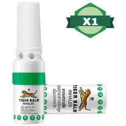 Tiger Balm Naseninhalator reinigt Ihre verstopfte Nase und verstopfte Atemwege mit einem starken Eukalyptusduft. Buy 1