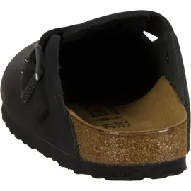 Birkenstock Boston Nubukleder geölt schmal schwarz 40