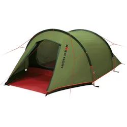 HIGH PEAK Tunnelzelt Kite 3 LW Personen Fahrrad Zelt Camping Trekking Vorraum