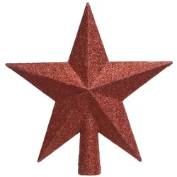 Decoris Roter Stern für Weihnachtsbaum 19X4,2X19Cm
