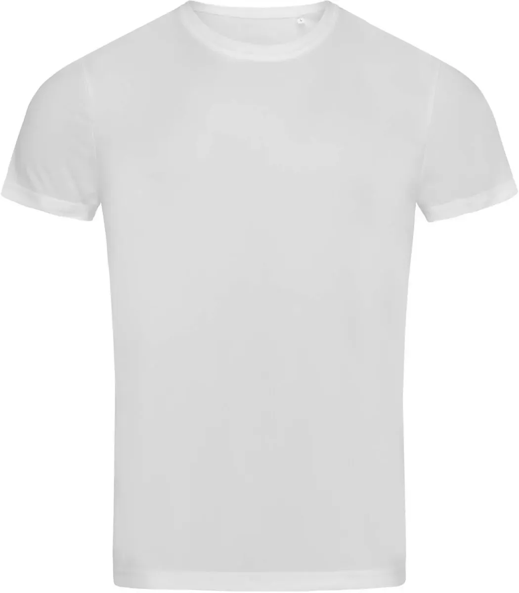 Stedman Herren Interlock Sport T-Shirt ST8000 white L