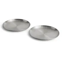 HAY Outdoor Market Teller 2er Set 2er Set Silber