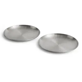 HAY Outdoor Market Teller 2er Set 2er Set Silber