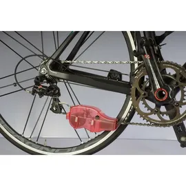 Pedro's Chain Pig Machine II Kettenreinigungsgerät rot/transparent