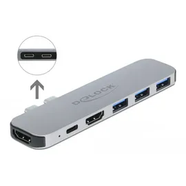 DeLock Dockingstation für MacBook Dual HDMI 4K + USB Hub,