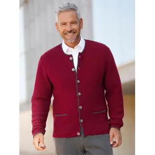 Witt Weiden Strickjacke in dunkelrot-meliert | Gr.: 60/62