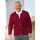 Witt Weiden Strickjacke in dunkelrot-meliert | Gr.: 60/62