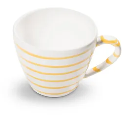 Gmundner Keramik Gelbgeflammt, Kaffeetasse Gourmet 0,2 Liter