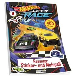 Hot WheelsTM Let's Race: Rasanter Sticker- und Malspaß