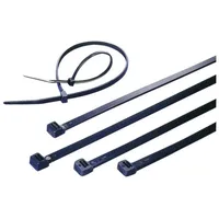 TRU Components 1592815 TC-CVR368W203 Kabelbinder 368mm 4.80mm Schwarz UV-stabilisiert