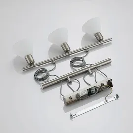 LINDBY Delira 3-flg., nickel, - Silber/Grau