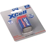 XCell CR9V/P 9V-Block Batterie (erweiterter Betriebstemperaturbereich, besonders Lange Lebensdauer, geringe Selbstentladung) 131347