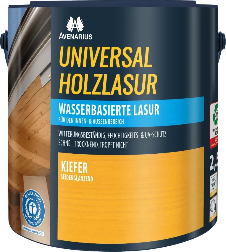 AVENARIUS Universal Holzlasur - kiefer - 2,5ltr