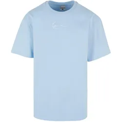 T-Shirt KARL KANI "Karl Kani Herren", Herren, Gr. XL, blau (lightblau), 100% Baumwolle, casual, oversize, Rundhals, Kurzarm, Shirts