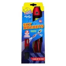 COFI 2er Pack Sky Rockets Handwerfer-Gartenspiel Himmelsraketen