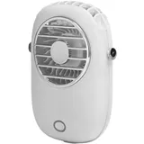 Dieser Tragbare Nackenventilator Ist Ein Multifunktionales Accessoire Mit Einem Externen Akku Hoher Kapazität. Er Bietet Flexible Einstellungen Und Ein Individuelles, Komfortables Erlebnis.
