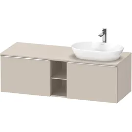 Duravit D-Neo Konsolenwaschtischunterbau wandhängend Taupe Matt 1400x550x459 mm - DE4950R10910000 DE4950R10910000