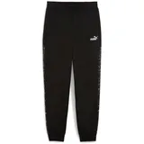 Puma ESS GRAPHIC ANIMAL COMFORT HIGH-WAIST SWEATPANTS FL CL Jogginghose Schwarz M
