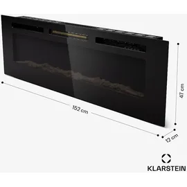Klarstein Elektrokamin Galeras Schwarz