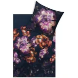 Estella Mako Interlock Jersey Bettwäsche Emilia dunkelblau
