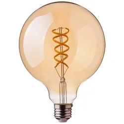 V-Tac E27 4.8 W LED Filament Nostalgie Retro Design Leuchtmittel Lampe Form G95 Warmweiß 1800K