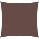 furnicato Sonnensegel Oxford-gewebe Quadratisch 5x5 M Braun