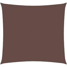 furnicato Sonnensegel Oxford-gewebe Quadratisch 5x5 M Braun