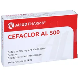 Cefaclor AL 500 Hartkapseln 10 St