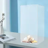 Acryl Organizer Sammlervitrine Schaukasten Display Ständer Display Box Staubdichte Vitrine Für Modell Sammlerstücke Weiß