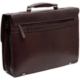 The Chesterfield Brand Salvatore Aktentaschen Messenger Leder 42 cm Laptopfach braun