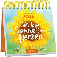 ArsEdition Mini-Wochenkalender 365 Tage Sonne im Herzen 2026