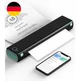 Phomemo M08F Thermodrucker A4 Mobiler Bluetooth Drucker, Tragbarer Wireless Prin
