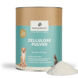 PAWS & PATCH Zellulose Pulver für Hunde und Katzen 250g