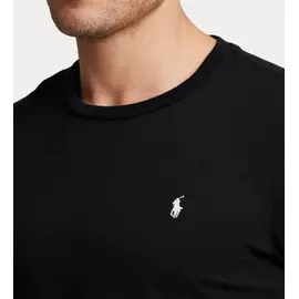 Ralph Lauren Polo Ralph Lauren Herren T-Shirt schwarz Baumwolle & Mix unifarben, schwarz, NOS