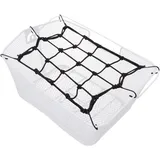 Filmer Gepäcknetz mit 6 Befestigungshaken für Fahrradkorb / Gepäckträger