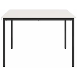 vidaXL Esstisch 110 x 75 x 110 cm weiß