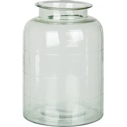 Blumenvase VINDALOO Glas 35 cm Hellgrün