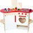 warenhandel könig Spiel-Küche Kinderküche Holz rot/weiß (310700)
