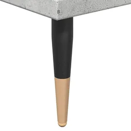 vidaXL Badschrank Betongrau 80x33x60 cm Holzwerkstoff