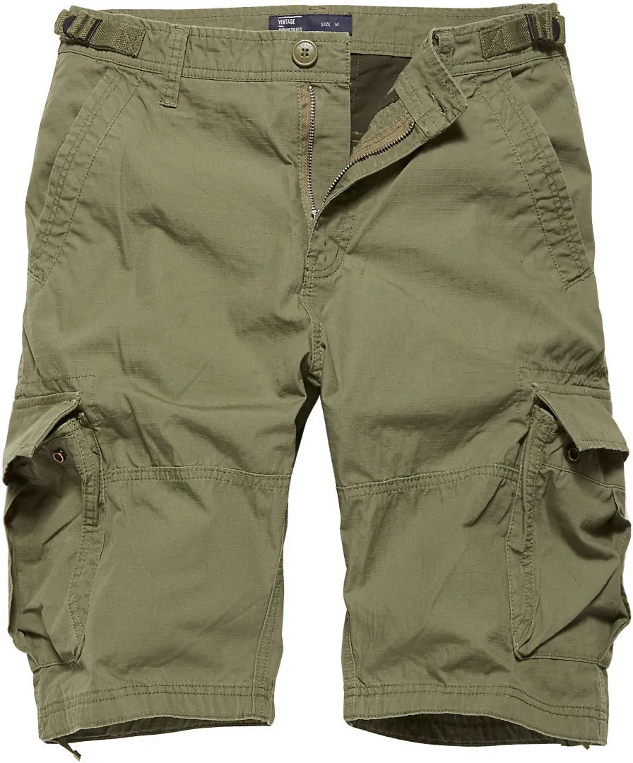 Vintage Industries Terrance Shorts, grün, Größe XS für Männer