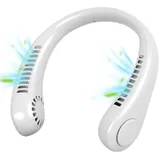 Tragbarer, Klingenloser Nackenventilator, Wiederaufladbar Und Geräuschlos, Ideal Für Sport, Büro Und Reisen.