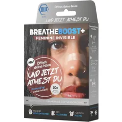 Breatheboost+ Feminine Invisible Nasenpflaster Transparent