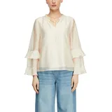 Comma, Comma Lyocell-Bluse mit Volantärmeln - 42
