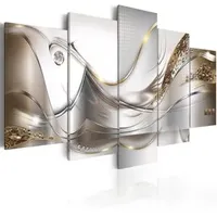 Artgeist Wandbild Golden Flight, Leinwand, mehrteilig, 200 x 100 cm