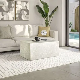 Tectake tectake® Couchtisch, minimalistisches Design, keine Montage, inkl. Bodenschoner, Belastbarkeit 45 kg
