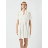 Yas Blusenkleid Sommerkleid Weiß XL